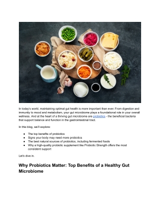How to Support Gut Health Naturally and Effectively