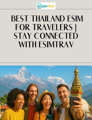 Best Thailand eSIM for Travelers | Stay Connected with Esimtrav
