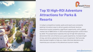 Top 10 High ROI Adventure Attractions for Parks and Resorts.
