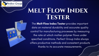 melt flow index tester the melt flow index tester