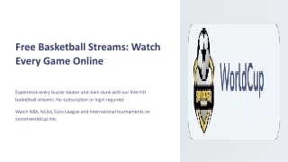 free basketball streams watch every game online