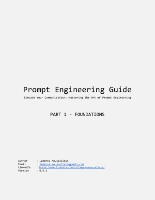 prompt engineering guide