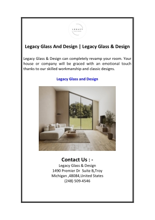 legacy glass and design legacy glass design