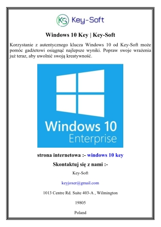 windows 10 key key soft
