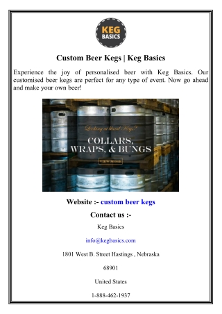 custom beer kegs keg basics