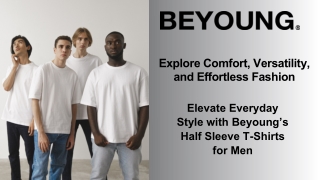 Timeless Trends with Stylish Half Sleeve T Shirt for Men