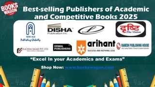 Buy Top Academic and Competitive Publishers Books Online from BooksWagon
