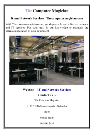 it and network services thecomputermagician com