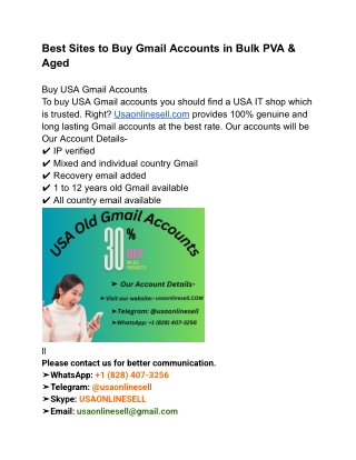 best sites to buy gmail accounts in bulk pva aged