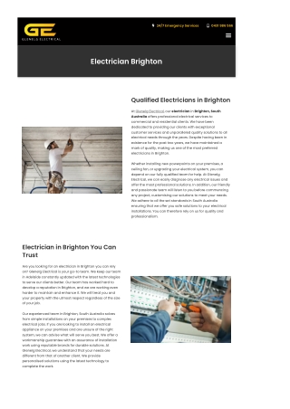 Electrician Brighton