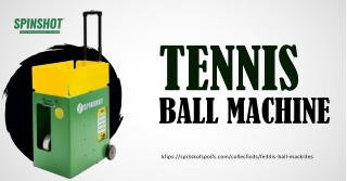 SpinshotCanada Tennis Ball Machine – Train Smarter, Play Better