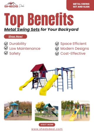 Why Metal Swing Sets Are a Smart Choice for Your Backyard?
