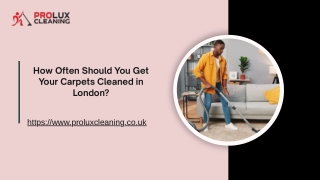 how often should you get your carpets cleaned