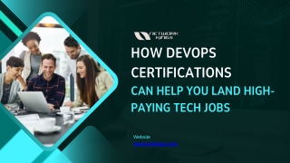 How DevOps Certifications Can Help You Land High-Paying Tech Jobs