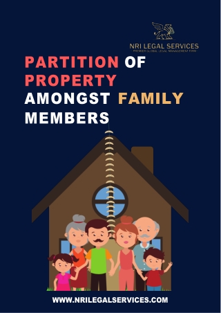 Partition of Property Amongst Family Members