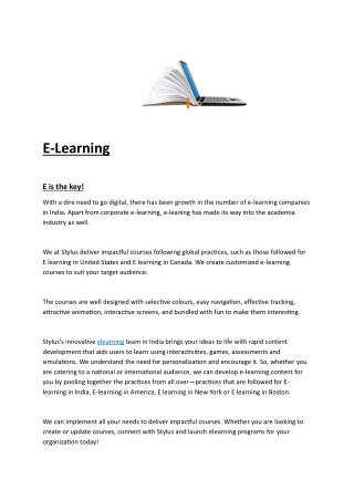 E-Learning