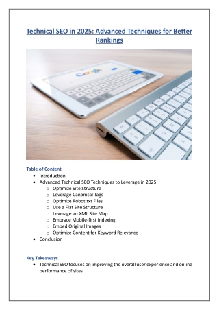 technical seo in 2025 advanced techniques