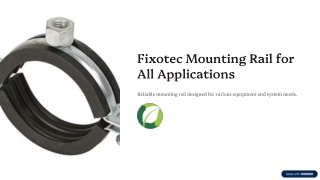 Fixotec Mounting Rail for All Applications