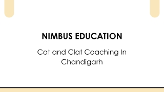Best CAT Coaching institute in Chanadigarh