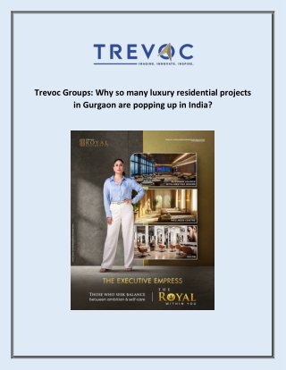 trevoc groups why so many luxury residential