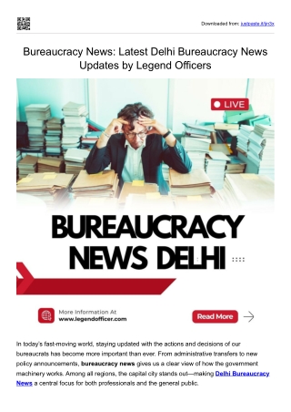 Bureaucracy NewsLatest Delhi