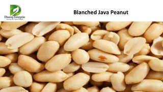 blanched java peanut