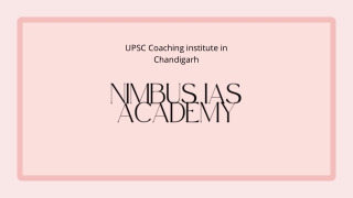 Best institute for IAS Coaching in Chandigarh with fee