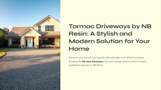 tarmac driveways by nb resin a stylish and modern
