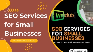 SEO Services For Small Businesses