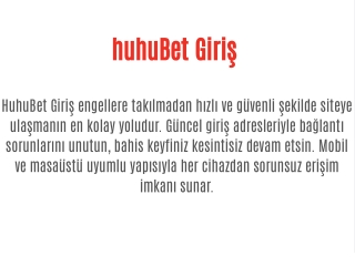 huhubet giri