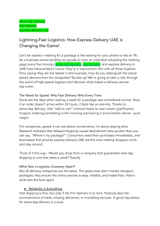 same day delivery fast delivery express delivery