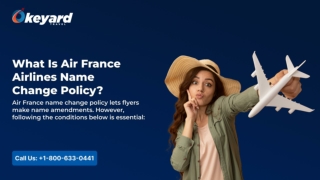 What Is Air France Airlines Name Change Policy?