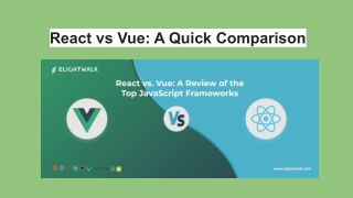 React vs Vue: A Review of the Top JavaScript Frameworks