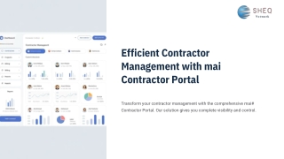 Efficient Contractor Management with mai™ Contractor Portal
