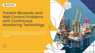 prevent blowouts and well control problems with