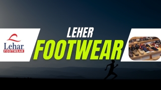 Men And Women Footwear Manufacturers in India