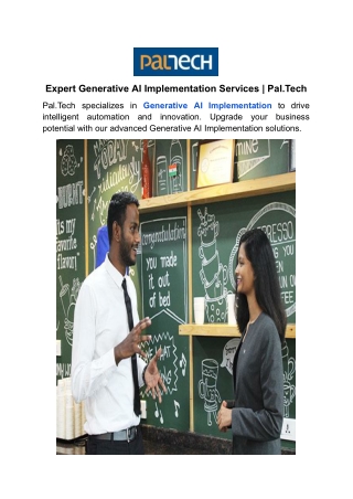 expert generative ai implementation services