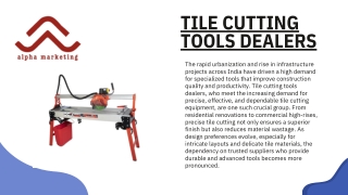 tile cutter