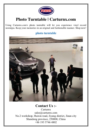 photo turntable carturnx com