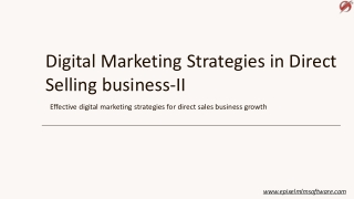 Top Digital Marketing Strategies for Direct Sales Business Growth