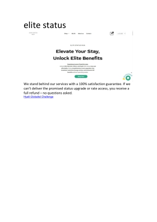 elite status
