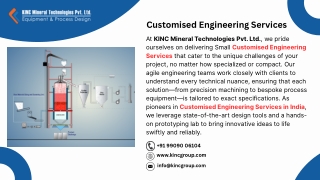 Customised Engineering Services