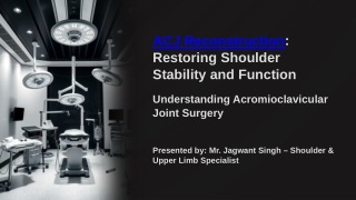 acj reconstruction restoring shoulder stability