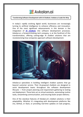 Hire Experts for Company Software Development at Avkalan.ai