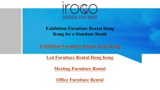 Office Furniture Rental for a Modern and Functional Setup