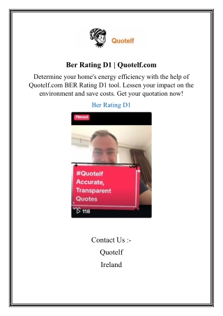 ber rating d1 quotelf com