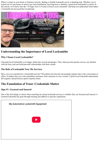 when it comes to your home or business security