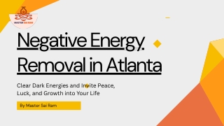 Negative Energy Removal in Atlanta