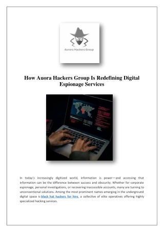 how auora hackers group is redefining digital