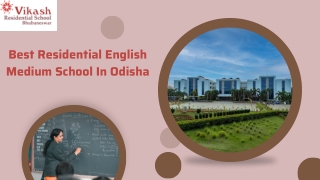 Best Residential English Medium School In Odisha